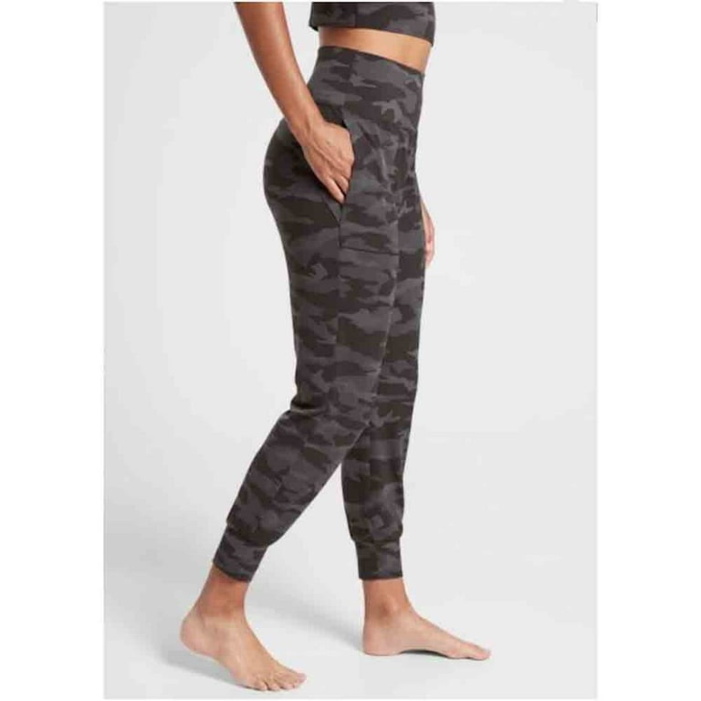 Athleta Women’s Salutation Jogger Camo. Size: M Color: Black and Gray